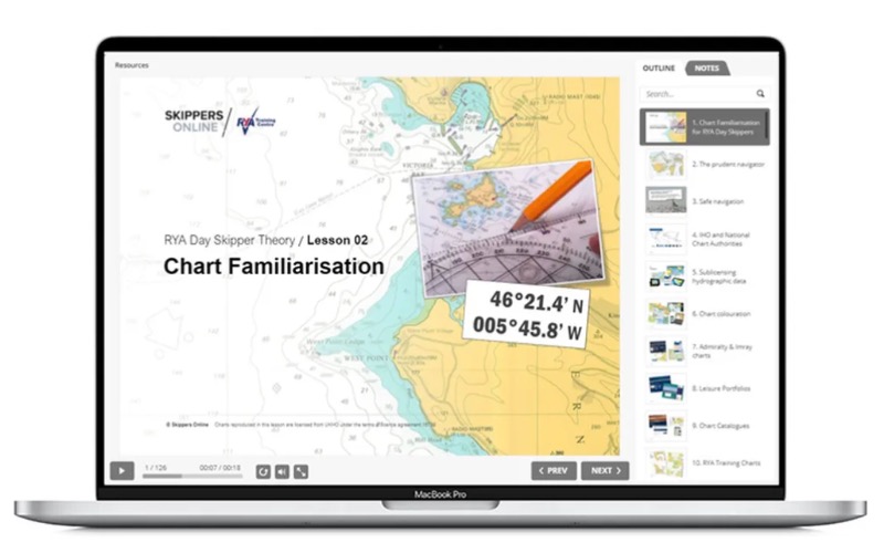 RYA Day Skipper &amp; CS/YM Offshore Shorebased (Online)